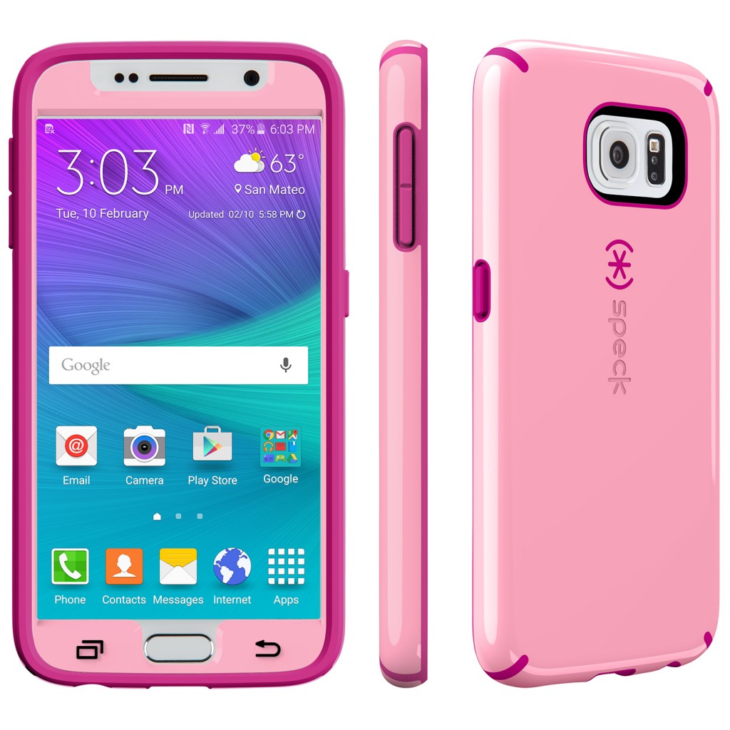S6 Pink with face plate