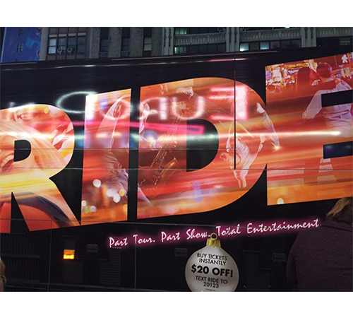 The Ride Brings Holiday Entertainment and Fun Into NYC on Wheels