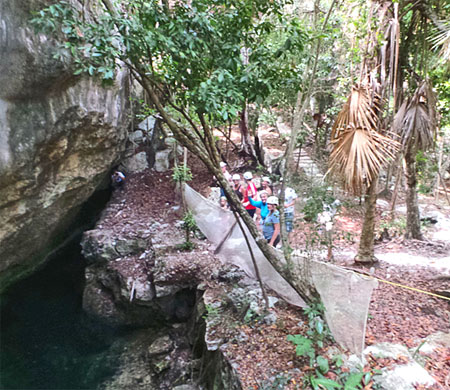 Generations Riviera Maya: Exploring a cenote 