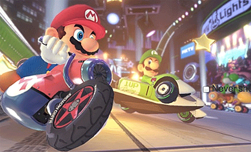 Mario Kart graphics
